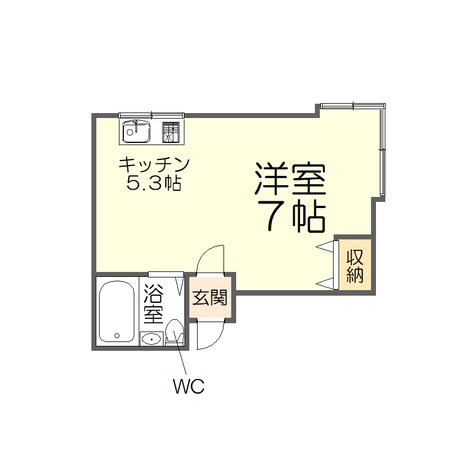 カルチェ・ラタンの物件間取画像